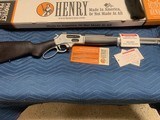 HENRY ALL WEATHER 45-70 CAL., SIDE GATE WITH PICATINNEY RAIL, NEW IN THE BOX - 1 of 5