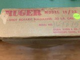RUGER 10-22, 22 LR., MANLICHER NEW IN THE BOX WITH OWNERS MANUAL - 6 of 6
