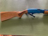 REMINGTON 572 LIGHTWEIGHT22 LR., RARE TEALWING BLUE, EXC. COLLECTOR QUALITY COND. - 2 of 5
