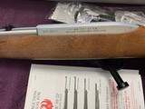 RUGER 10-22 SPORTER 75 ANNIVERSARY, STAINLESS STEEL WITH WOOD STOCK - 3 of 7
