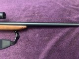 HARRINGTON & RICHARDSON ULTRA SLUG 20 GA., LAMINATE STOCK,FULLY RIFLED, 3” CHAMBER BARREL, BUSHNELL 1 3/4” X—3X SCOPE,EXC. COND. - 5 of 5