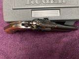 RUGER VAQUERO BISLEY OLD MODEL, 45 LC. CAL. CASE COLOR FRAME, BLUE BARREL & CYLINDER, EXC. COND. IN THE BOX WITH OWNERS MANUAL - 3 of 5