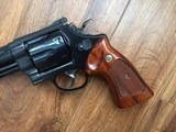 SMITH & WESSON 57 NO DASH, 41 MAGNUM, 8 3/8” BLUE, AS NEW IN THE WOOD PRESENTATION CASE WITH CLEANING TOOLS, OWNERS MANUAL, ETC. - 4 of 7