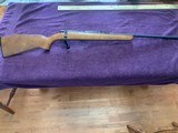 REMINGTON 581, 22 LR., BOLT ACTION, CLIP FED, MFG. IN THE 1970’s, WALNUT STOCK, 99% COND. - 3 of 5