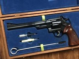 SMITH & WESSON 27-2, 357 MAGNUM 8 3/8” BARREL NEW IN THE WOOD PRESENTATION CASE WITH CLEANING TOOLS, COMES WITH FACTORY SHIPPING CARTON - 2 of 9