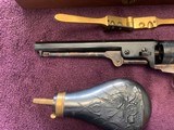 COLT
BLACK POWDER REVOLVER, “ROBERT E. LEE” 1971 COMMERATIVE, NEW IN PRESENTATION CASE WITH POWDER HORN & BULLET MOLD - 3 of 5