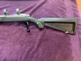 RUGER 77/22,22 LR. CAL., ALL WEATHER BOAT PADDLE STOCK WITH GREEN INSERTS 99% COND. - 3 of 5