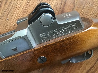 RUGER MINI-14, 223 CAL. MFG. 1980, 99% COND. COME WITH RUGER REGULAR, MAG. & 30 ROUND AFTER MARKET MAG. & 80 ROUNDS OF 223 CAL RELOADS - Image 8 of 8