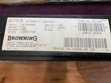 BROWNING A-5, 12 GA. MAGNUM, 26” INVECTOR, 3” CHAMBER, NEW IN THE BOX WITH OWNERS MANUAL & CHOKE TUBES - 4 of 5