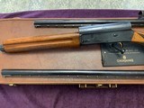 BROWNING A-5, LT-12, 12 GA., 2 BARREL SET, 26”
IMPROVED CYLINDER VENT RIB & 30” FULL CHOKE, EXC. COND. IN BROWNING HARD CASE WITH
OWNERS MANUAL - 5 of 5
