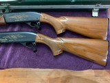 REMINGTON 1100 MATCHED SKEET SET, 28 GA. & 410, MFG. 1969, 25” SKEET CHOKES, EXC. COND. COMES IN ORIGINAL REMINGTON GREEN CASE WITH WEIGHTS - 4 of 5