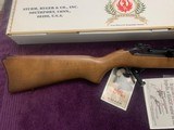 RUGER 99 “DEERFIELD” 44 MAGNUM “50TH ANNIVERSARY” SERIAL NO. 79, NEW IN THE BOX