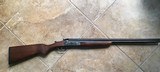 STEVENS 240, 410 GA. OVER 410 GA. MFG. IN THE 1940’S, WALNUT STOCK & FOREARM, GUN HAS BEEN COMPLETELY REFINISHED, ACTION IS VERY TIGHT - 2 of 5