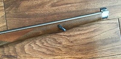 RUGER 10-22, 22LR. INTERNATIONAL CHECKEREDMANLICHER WALNUT STOCK, STAINLESS STEEL, NEW UNFIRED IN THE BOX WITH OWNERS MANUAL, ETC. - Image 8 of 8