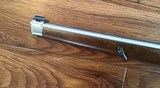 RUGER 10-22, 22 LR., MANLICHER, INTERNATIONAL WALNUT STOCK, STAINLESS STEEL, NEW IN THE BOX WITH OWNERS MANUAL, ETC. - 6 of 7