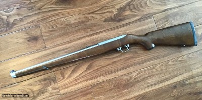 RUGER 10-22, 22 LR., MANLICHER, INTERNATIONAL WALNUT STOCK, STAINLESS STEEL, NEW IN THE BOX WITH OWNERS MANUAL, ETC. - Image 4 of 7