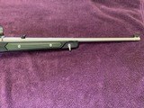 RUGER 77/22, 22 LR., BOAT PADDLE WITH GREEN INSERTS 99% COND. - 2 of 5