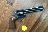 COLT DIAMONDBACK 22 LR., 6” BLUE, NEW IN THE BOX WITH OWNERS MANUAL, HANG TAG, COLT LETTER & ETC. - 3 of 4