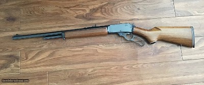 MARLIN 444, 444 MARLIN CAL. 22” BARREL JM STAMPED 99+% COND.
