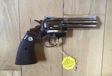 COLT DIAMONDBACK 38 SPC. 4” BRIGHT NICKEL, MFG. 1969, NEW IN THE BOX WITH OWNERS MANUAL, HANG TAG, COLT LETTER, ETC. - 3 of 4