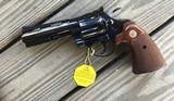 COLT DIAMONDBACK 38 SPC. 4” BLUE, MFG. 1978, NEW IN THE BOX WITH OWNERS MANUAL, HANG TAG, COLT LETTER, ETC. - 2 of 5