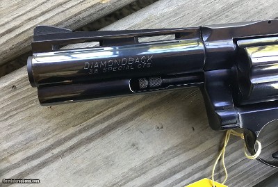 COLT DIAMONDBACK 38 SPC. 4” BLUE, MFG. 1978, NEW IN THE BOX WITH OWNERS MANUAL, HANG TAG, COLT LETTER, ETC. - Image 3 of 5
