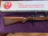 RUGER 77, 22 HORNET CAL.., LIKE NEW IN THE BOX - 2 of 6