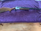 SAVAGE 24 DELUXE 22 LR. OVER 20 GA. HAS POPULAR SIDE BUTTON BARREL SELECTOR, SATIN SILVER ENGRAVED RECEIVER,EXC. COND. - 1 of 5