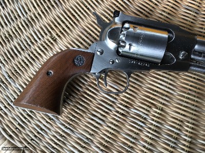 RUGER OLD ARMY STAINLESS 45 CAL. 7 1/2” BARREL, MUZZLE LOADER, APPEARS UNFIRED IN THE BOX - Image 8 of 8