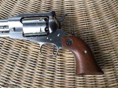 RUGER OLD ARMY STAINLESS 45 CAL. 7 1/2” BARREL, MUZZLE LOADER, APPEARS UNFIRED IN THE BOX - Image 5 of 8