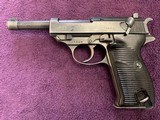 WALTHER P-38, ACI, WAFFENAMPT MARKS, EAGLE, MATCHING NUMBERS, VERY GOOD COND. - 6 of 7