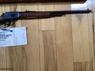 MARLIN 1894 CL, CLASSIC “DUCKS UNLIMITED” 25-20 CAL. JM STAMPED, NEW UNFIRED IN THE BOX WITH OWNERS MANUAL - Image 8 of 8