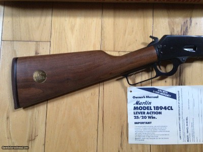 MARLIN 1894 CL, CLASSIC “DUCKS UNLIMITED” 25-20 CAL. JM STAMPED, NEW UNFIRED IN THE BOX WITH OWNERS MANUAL - Image 5 of 8