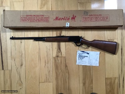 MARLIN 1894 CL, CLASSIC “DUCKS UNLIMITED” 25-20 CAL. JM STAMPED, NEW UNFIRED IN THE BOX WITH OWNERS MANUAL