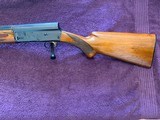 BROWNING BELGIUM A-5 “SWEET-16” 28” FULL CHOKE VENT RIB, BLUE 98%, WITH HANDLING MARKS IN THE WOOD, MFG. 1961 - 3 of 8