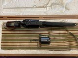 HIGH STANDARD HIGH SIERRA CONVERTIBLE 22 LR. & 22 MAGNUM 7 1/2” OCTAGON BARREL IN PRESENTATION CASE, EXC. COND - 3 of 5