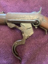 BURNSIDE CIVIL WAR ERA CARBINE, VERY GOOD ANTIQUE COND., NO CRACKS IN THE WOOD, FULLY FUNCTIONAL WITH GOOD BORE, SN. 6712 - 2 of 9