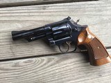 SMITH & WESSON 53-2, 22 MAGNUM, RARE 4” BARREL, TARGET GRIPS, LIKE NEW IN THE BOX WITH 22 JET INSERTS, OWNERS MANUAL, ETC. - 3 of 4