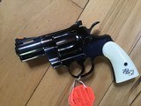 COLT PYTHON 357 MAGNUM “SNAKE EYES” NEW IN BOXES WITH COLT LETTERS, OWNERS MANUALS, HANG TAGS, ETC. SERIAL NUMBERS 201 - 6 of 12