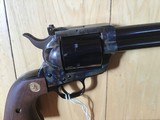 COLT SAA NEW FRONTIER 44-40 CAL. 7 1/2” BLUE BARREL WITH CASE COLORED FRAME, NEW UNFIRED IN THE BOX WITH OWNERS MANUAL, COLT LETTER, HANG TAG ETC. - 4 of 6