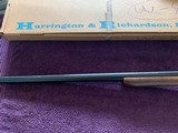 HARRINGTON & RICHARDSON MODEL 176, 10 GA., 32” FULL CHOKE, LIKE NEW IN THE BOX - 3 of 6