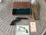 COLT FRONTIER SCOUT 22 MAGNUM 4 3/4” BARREL, NEW UNFIRED IN THE BOX WITH OWNERS MANUAL - 1 of 9