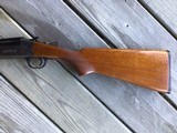 SAVAGE 24, 22 LR. OVER 410 GA., OLER MODEL WITH DESIRABLE SIDE BUTTON SELECTOR, FACTORY CHECKERED WALNUT WOOD, CASE COLORED RECEIVER, 99% COND. - 2 of 7