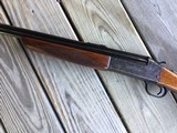 SAVAGE 24, 22 LR. OVER 410 GA., OLER MODEL WITH DESIRABLE SIDE BUTTON SELECTOR, FACTORY CHECKERED WALNUT WOOD, CASE COLORED RECEIVER, 99% COND. - 4 of 7