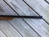 SAVAGE 24, 22 LR. OVER 410 GA., OLER MODEL WITH DESIRABLE SIDE BUTTON SELECTOR, FACTORY CHECKERED WALNUT WOOD, CASE COLORED RECEIVER, 99% COND. - 6 of 7