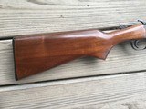 SAVAGE 24, 22 LR. OVER 410 GA., OLDER MODEL WITH POPULAR SIDE BUTTON BARREL SELECTOR & WALNUT WOOD - 5 of 8