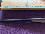 HARRINGTON & RICHARDSON 176, 10 GA., 32” FULL CHOKE, AS NEW IN THE BOX - 5 of 6