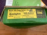 REMINGTON 870 “DUCKS UNLIMITED” COMMERATIVE 30” FULL CHOKE, VENT RIB BARREL, LIKE NEW IN THE BOX WITH OWNERS MANUAL & DUCKS UNLIMITED PAPER - 5 of 5