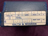 SMITH & WESSON 51 NO DASH, 22 MAGNUM 3 1/2” BLUE AS NEW IN THE BOX WITH OWNERS MANUAL & CLEANING TOOLS - 6 of 6