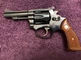 SMITH & WESSON 51 NO DASH, 22 MAGNUM 3 1/2” BLUE AS NEW IN THE BOX WITH OWNERS MANUAL & CLEANING TOOLS - 1 of 6